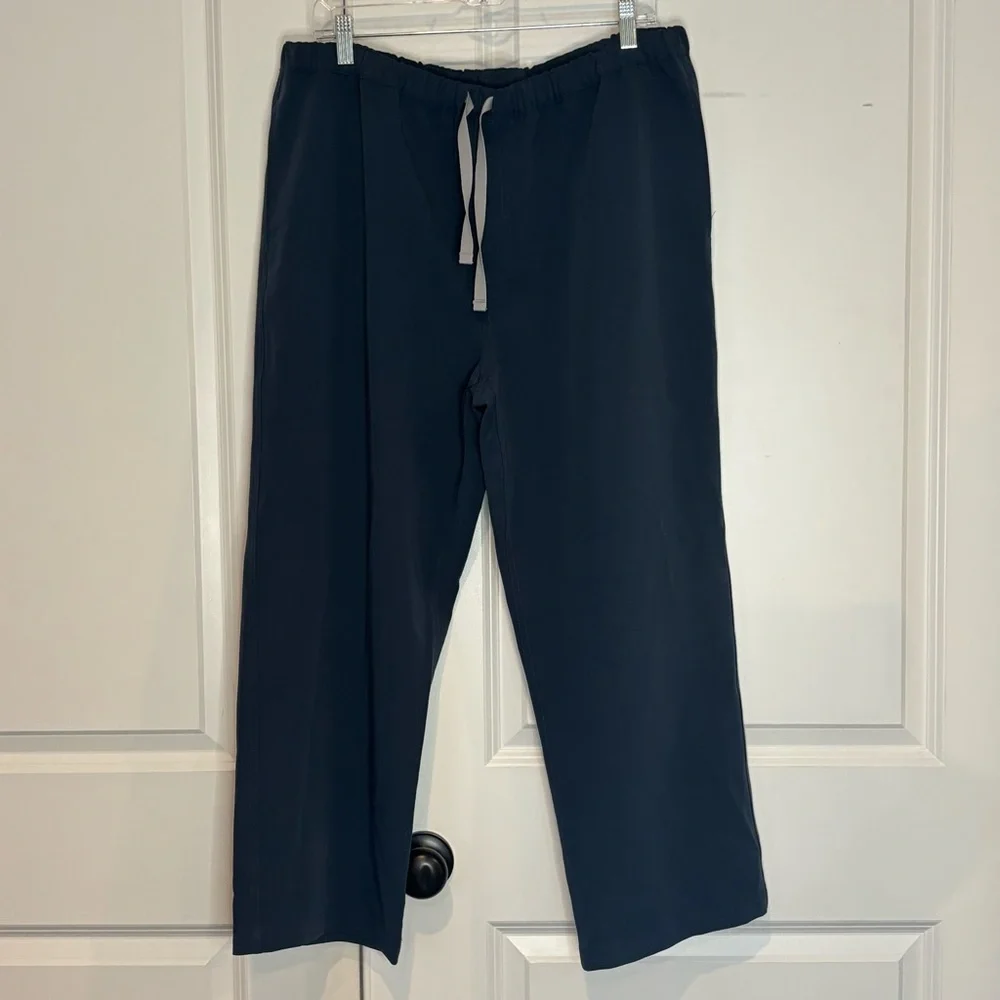 FIGS Pisco Basic Scrub Pants XL Short Dark Harbor Blue Gray